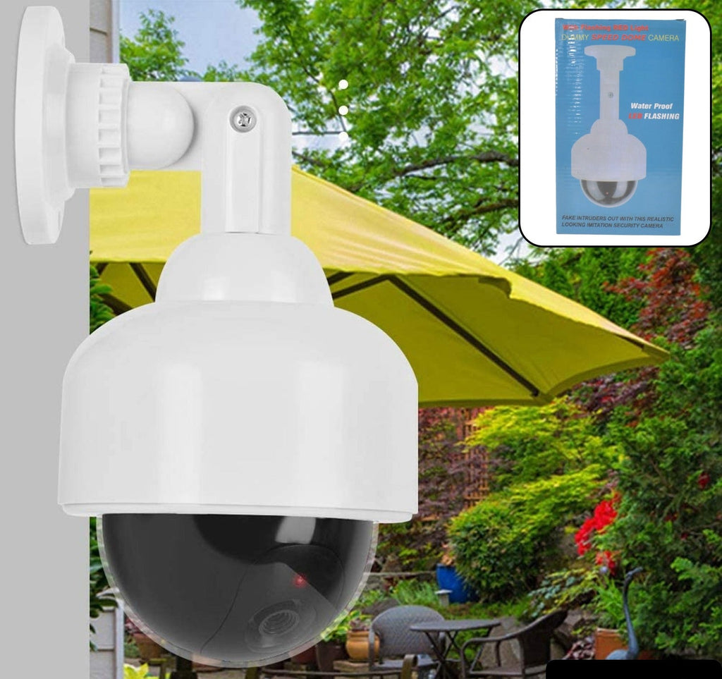 Fake  Dummy Camera Cctv  With Flashing Red Led Light (1 Pc  Battery Not Included)