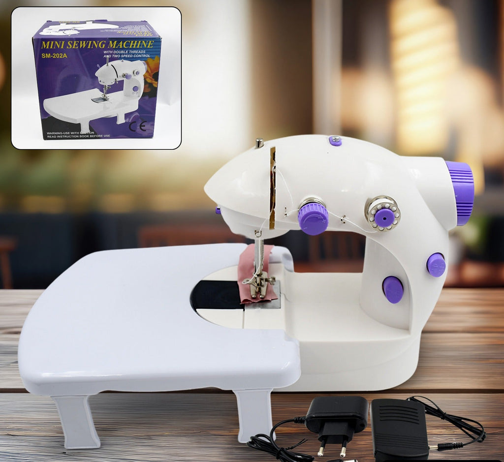 12917 Home Tailoring Sewing Machine With Extension Table Set Foot Pedal Adapter Mini Electric Silai Machine Portable Stitching Machinetailoring Machine